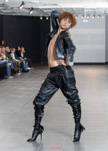 Load image into Gallery viewer, Cross & Dash Leather Jacket