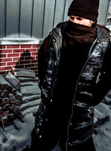 Load image into Gallery viewer, Camo Print Vegan Leather Puffer Vest