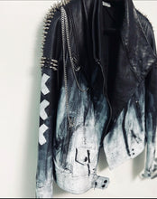 Load image into Gallery viewer, Cross & Dash Leather Jacket