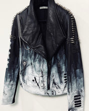Load image into Gallery viewer, Cross & Dash Leather Jacket