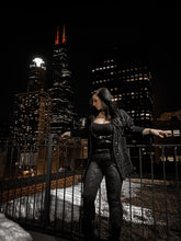 Load image into Gallery viewer, Comfort The Disturbed Unisex Denim Jacket (Made To Order)