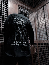 Load image into Gallery viewer, Comfort The Disturbed Unisex Denim Jacket (Made To Order)