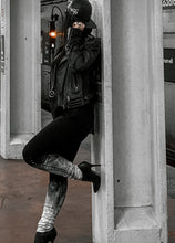 Load image into Gallery viewer, Madness Is Genius Leather Jacket Feminine Fit