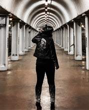 Load image into Gallery viewer, Madness Is Genius Leather Jacket Feminine Fit