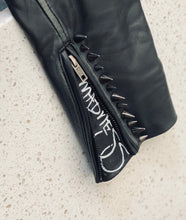 Load image into Gallery viewer, Madness Is Genius Leather Jacket Masculine Fit