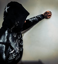 Load image into Gallery viewer, Worship Me Crop Hoodie