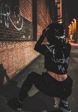 Load image into Gallery viewer, Worship Me Crop Hoodie