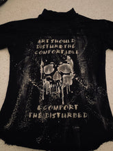 Load image into Gallery viewer, Comfort The Disturbed Unisex Denim Jacket (Made To Order)