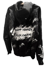 Load image into Gallery viewer, Sniff Hookers Hand Painted Luxe Knit Hoodie