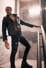 Load image into Gallery viewer, 25% Off: Madness Is Genius Leather Jacket Masculine Fit
