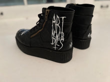 Load image into Gallery viewer, Art Never Dies Painted Boots

